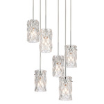 Forma de Crystal Multi Light Pendant - Polished Chrome / Crystal