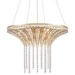 Fantania Chandelier - Champagne Gold / Crystal