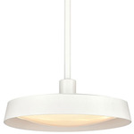 Nancy Pendant - Matte White / White