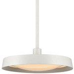 Nancy Pendant - Matte White / White