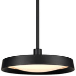 Nancy Pendant - Matte Black / White