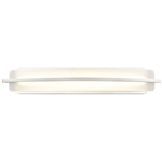 Curvato Bathroom Vanity Light - Polished Chrome / Etched Glass
