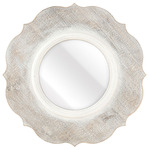 Melia Wall Mirror - White / Mirror