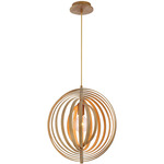 Abruzzo Pendant - Wood / Natural Wood