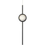 Barletta Pendant - Black / Clear Seeded