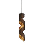 Banderia Pendant - Bronze / Bronze / Gold