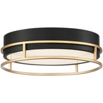 Grafice Ceiling Light - Black / Gold