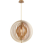 Abruzzo Pendant - Wood / Natural Wood