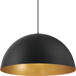 Laverton Pendant - Black / Black / Gold