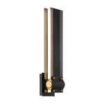 Admiral Outdoor Wall Sconce - Black / White