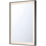 Lenora Color Select LED Mirror - Black / Mirror
