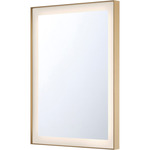 Lenora Color Select LED Mirror - Gold / Mirror