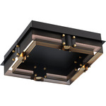 Admiral Outdoor Ceiling Light - Black / White