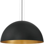 Laverton Pendant - Black / Black / Gold