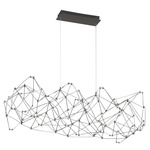 Leonardelli Linear Chandelier - Dark Chrome