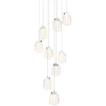 Paget Chandelier - Chrome / Clear