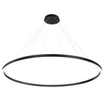 Spunto Chandelier - Black / Opal White