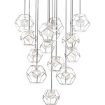 Norway Chandelier - Chrome / Clear