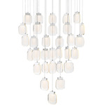 Paget Chandelier - Chrome / Clear