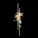 Azu Wall Sconce - Gold Leaf / Crystal