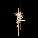 Azu Wall Sconce - Gold Leaf / Crystal