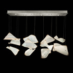 Elevate Pages Linear Pendant - Silver Leaf / Blank