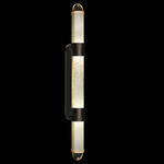 Bond Wall Sconce - Black / Gold Leaf / Bahama Sand