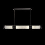 Bond Linear Pendant - Black / Silver Leaf / Bahama Sand