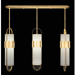 Bond Linear Multi Light Pendant - Gold Leaf / Bahama Sand