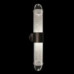 Bond Wall Sconce - Black / Silver Leaf / Diamond Blanket