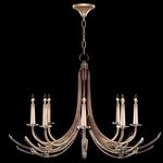 Trevi Chandelier - Soft Bronze / Crystal