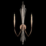 Trevi Wall Sconce - Soft Bronze / Crystal
