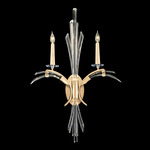 Trevi Arc Wall Sconce - Gold Leaf / Crystal