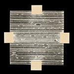Terra Rake Wall Sconce / Ceiling Light - Gold Leaf / Rake