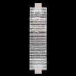 Terra Rake Wall Sconce - Silver Leaf / Rake