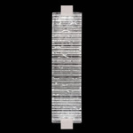 Terra Rake Wall Sconce - Silver Leaf / Rake
