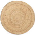 Eternal Round Jute Rug - Natural