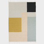 Kelim Squares Area Rug - Multicolor