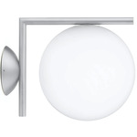 IC Lights Outdoor Wall / Ceiling Light - Stainless Steel / White