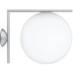 IC Lights Outdoor Wall / Ceiling Light - Stainless Steel / White