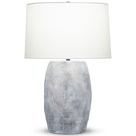 Gabriel Table Lamp - Grey / Off White