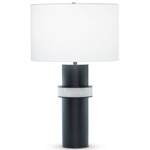 Ricardo Table Lamp - Matte Black / Off White