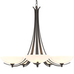 Aegis Chandelier - Oil Rubbed Bronze / Opal