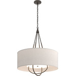 Loop Pendant - Oil Rubbed Bronze / Flax