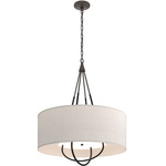 Loop Pendant - Oil Rubbed Bronze / Flax