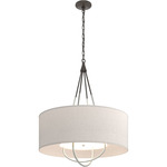 Loop Pendant - Oil Rubbed Bronze / Flax