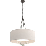 Loop Pendant - Oil Rubbed Bronze / Flax