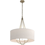 Loop Pendant - Oil Rubbed Bronze / Flax