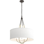 Loop Pendant - Oil Rubbed Bronze / Natural Anna