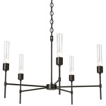 Vela Chandelier - Oil Rubbed Bronze / Clear